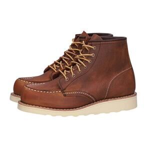 Red Wing Women Classic Moc Ankle Boot US 9.5 B Brown Leather Water-Repellent EUC